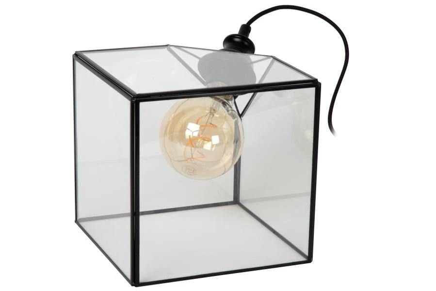 Lucide DAVOS - Lámpara de mesa - 1xE27 - Transparente - UIT